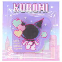 Japan Sanrio Lenticular Sticker - Kuromi / KUROMIfy the World Pixel Art Dream Without Fear