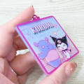 Japan Sanrio Acrylic Keychain - Kuromi / KUROMIfy the World Pixel Art Baku - 2