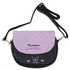 Japan Sanrio Mini Shoulder Bag - Kuromi Black Purple