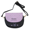 Japan Sanrio Mini Shoulder Bag - Kuromi Black Purple - 1