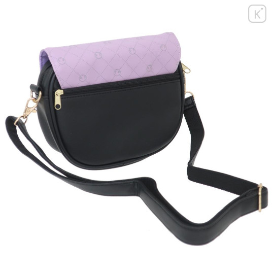 Japan Sanrio Mini Shoulder Bag - Kuromi Black Purple - 2