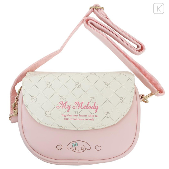 Japan Sanrio Mini Shoulder Bag - My Melody / Pink White - 1