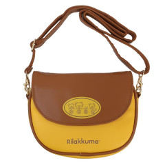 Japan San-X Mini Shoulder Bag - Rilakkuma / Brown Caramel