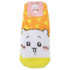 Japan Chiikawa Fluffy Socks - Chiikawa / Happy Orange Yellow