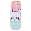 Japan Chiikawa Fluffy Socks - Momonga : Pink - 1