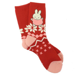 Japan Miffy Warm Socks - Miffy / Snow Christmas