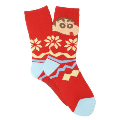 Japan Crayon Shin-chan Warm Socks - Shinnosuke Nohara / Snow Christmas