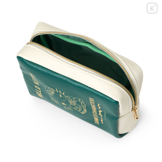 Japan Sanrio Pouch - Hello Kitty : Magical Book-style Gold Foil - 3