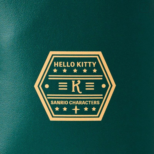 Japan Sanrio Pouch - Hello Kitty : Magical Book-style Gold Foil - 5