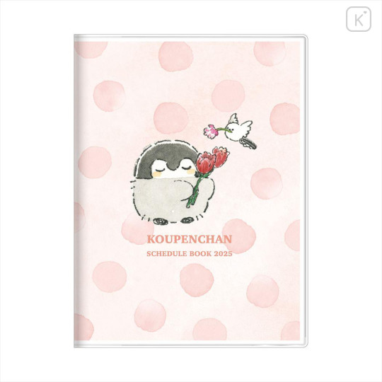 Japan Koupen Chan A6 Monthly Schedule Book - 2025 / Pale Pink - 1