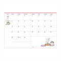 Japan Koupen Chan A6 Monthly Schedule Book - 2025 / Pale Pink - 2