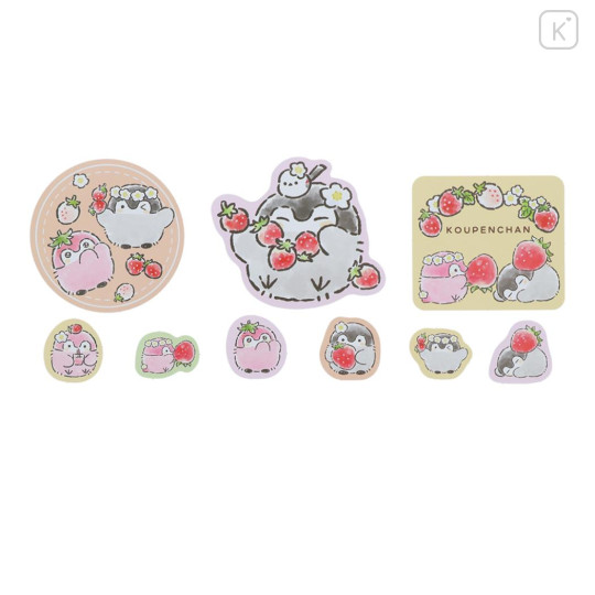 Japan Koupen Chan Die-cut Flake Seal Sticker Pack - Strawberry - 2