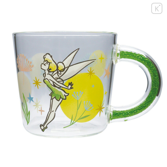 Japan Disney Glass Mug - Tinker Bell - 1