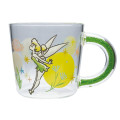 Japan Disney Glass Mug - Tinker Bell - 1