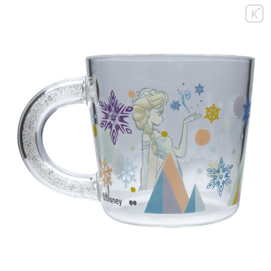 Japan Disney Glass Mug - Frozen / Elsa - 3