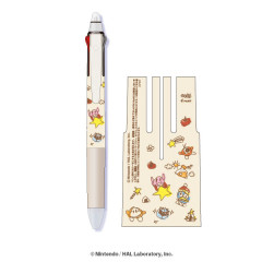 Japan Kirby FriXion Ball 3 Slim Color Multi Erasable Gel Pen - Kirby : Doodle