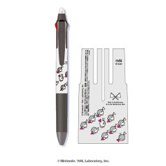 Japan Kirby FriXion Ball 3 Slim Color Multi Erasable Gel Pen - Kirby : Flag Raising Game