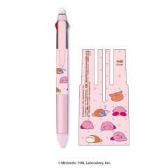Japan Kirby FriXion Ball 3 Slim Color Multi Erasable Gel Pen - Kirby : Good Night
