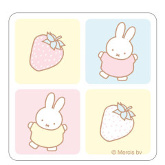 Japan Miffy Acrylic Coaster - Miffy / Strawberry Dance