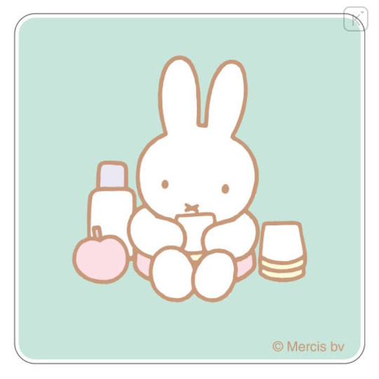 Japan Miffy Acrylic Coaster - Miffy / Green - 1