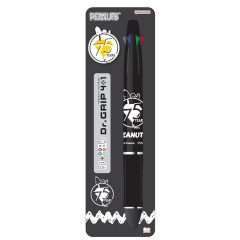 Japan Peanuts Dr. Grip 4+1 Multi Pen & Mechanical Pencil - Snoopy / Happiness 75th Anniversary