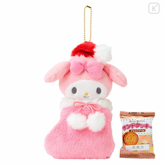 Japan Sanrio Original Cookie & Boot Mascot - My Melody / Christmas - 1