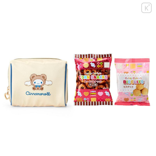 Japan Sanrio Original Sweets & Pouch - Cinnamoroll / Teddy Bear - 5