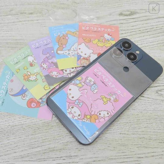 Japan Sanrio Pitapera Vinyl Sticker - Pochacco / Mint Star - 2