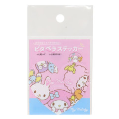 Japan Sanrio Pitapera Vinyl Sticker - My Melody & My Sweet Piano / Pink