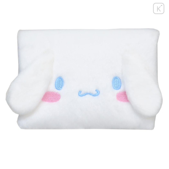 Japan Sanrio Mascot Mini Pouch - Cinnamoroll / Fluffy Face - 1