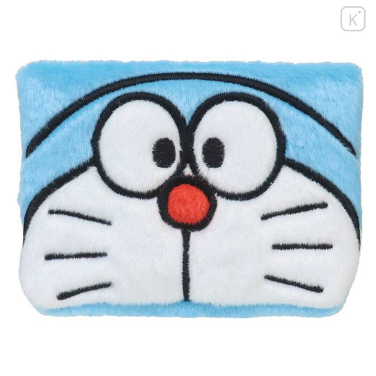 Japan Sanrio Mascot Mini Pouch - Doraemon / Fluffy Face - 1