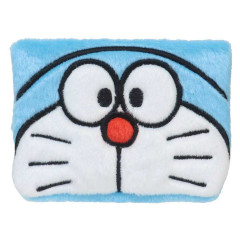 Japan Sanrio Mascot Mini Pouch - Doraemon / Fluffy Face