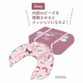 Japan Sanrio 2 Way Neck Pillow Cushion - Characters / Purple - 3