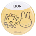 Japan Miffy Can Badge Pin - Miffy / Animal Lion - 1