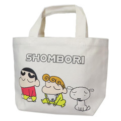 Japan Crayon Shin-chan Mini Tote Bag - Shinnosuke Nohara & Shiro / Sister Sigh