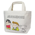 Japan Crayon Shin-chan Mini Tote Bag - Shinnosuke Nohara & Shiro / Sister Sigh - 1