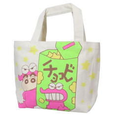 Japan Crayon Shin-chan Mini Tote Bag - Shinnosuke Nohara / Choco Star