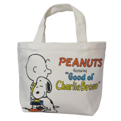 Japan Peanuts Mini Tote Bag - Snoopy / Good OL' Charlie Brown