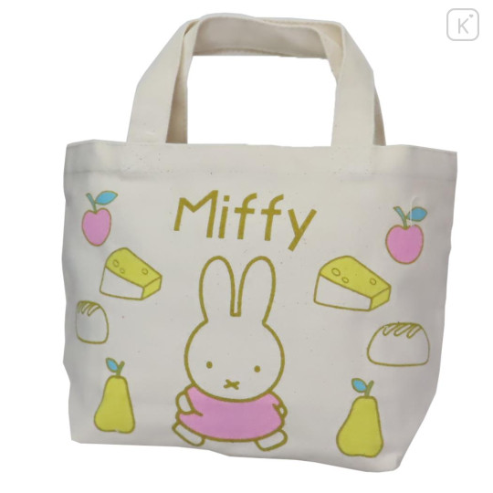 Japan Miffy Mini Tote Bag - Miffy / Food - 1