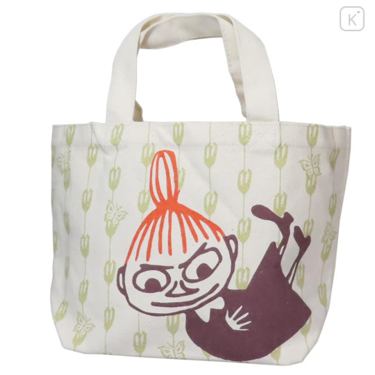 Japan Moomin Mini Tote Bag - Little My / Free Fall - 1