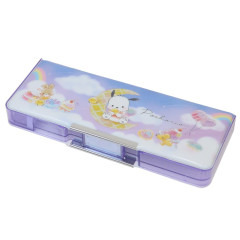 Japan Sanrio Double-sided Pencil Case - Pochacco / Moon Night Candy Party