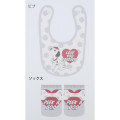 Japan Disney Bib & Socks Set - 101 Dalmatians / Light Grey - 2