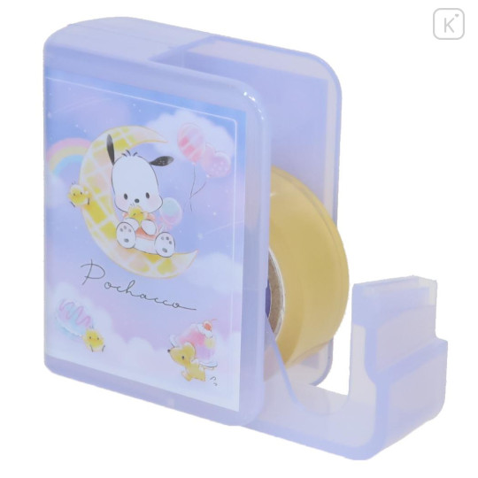 Japan Sanrio Masking Tape Cutter - Pochacco / Moon Night Candy Party - 1