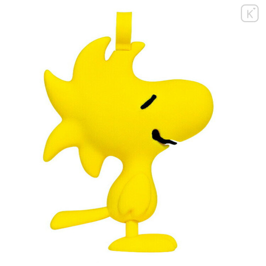 Japan Peanuts Tiny Figure 3D Keychain - Woodstock - 1