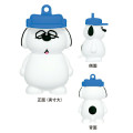 Japan Peanuts Tiny Figure 3D Keychain - Snoopy / Brother Olaf - 2