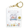 Japan San-X Mini Photo Album Keychain - Sumikko Gurashi / Kindergarten White - 1