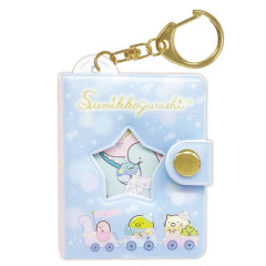 Japan San-X Mini Photo Album Keychain - Sumikko Gurashi / A Sparkling Night with Tokage and its Mother