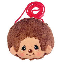 Japan Monchhichi Mascot Neck Pouch - Monchhichi-kun