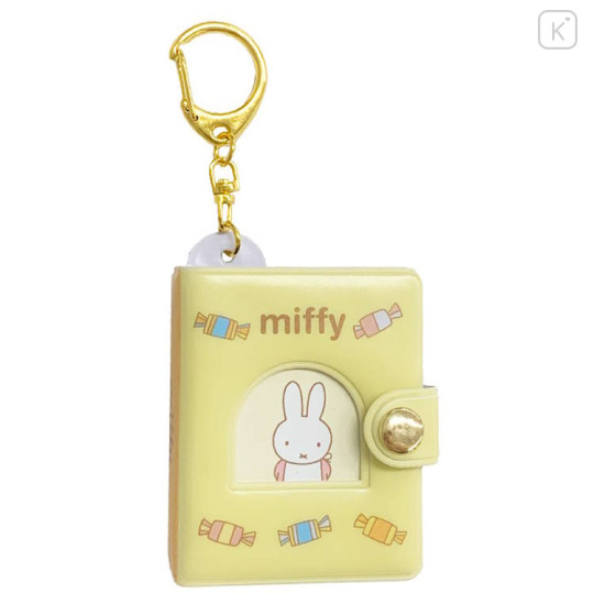 Japan Miffy Mini Photo Album Keychain - Yellow - 1