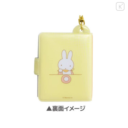 Japan Miffy Mini Photo Album Keychain - Yellow - 2